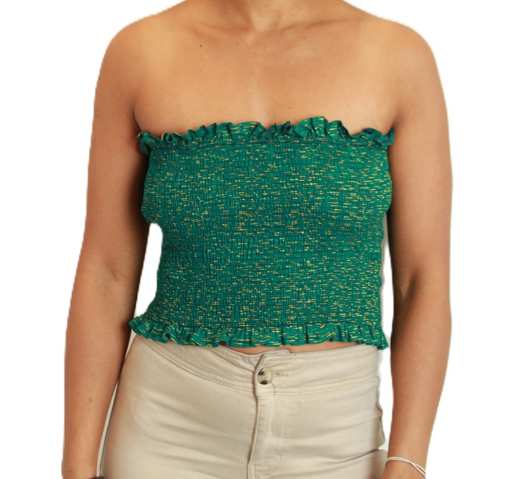 ACT Crop Top – Stretchy waistline detail