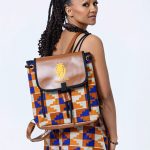 AfriBag Handmade African Wax Laptop Bag – front view